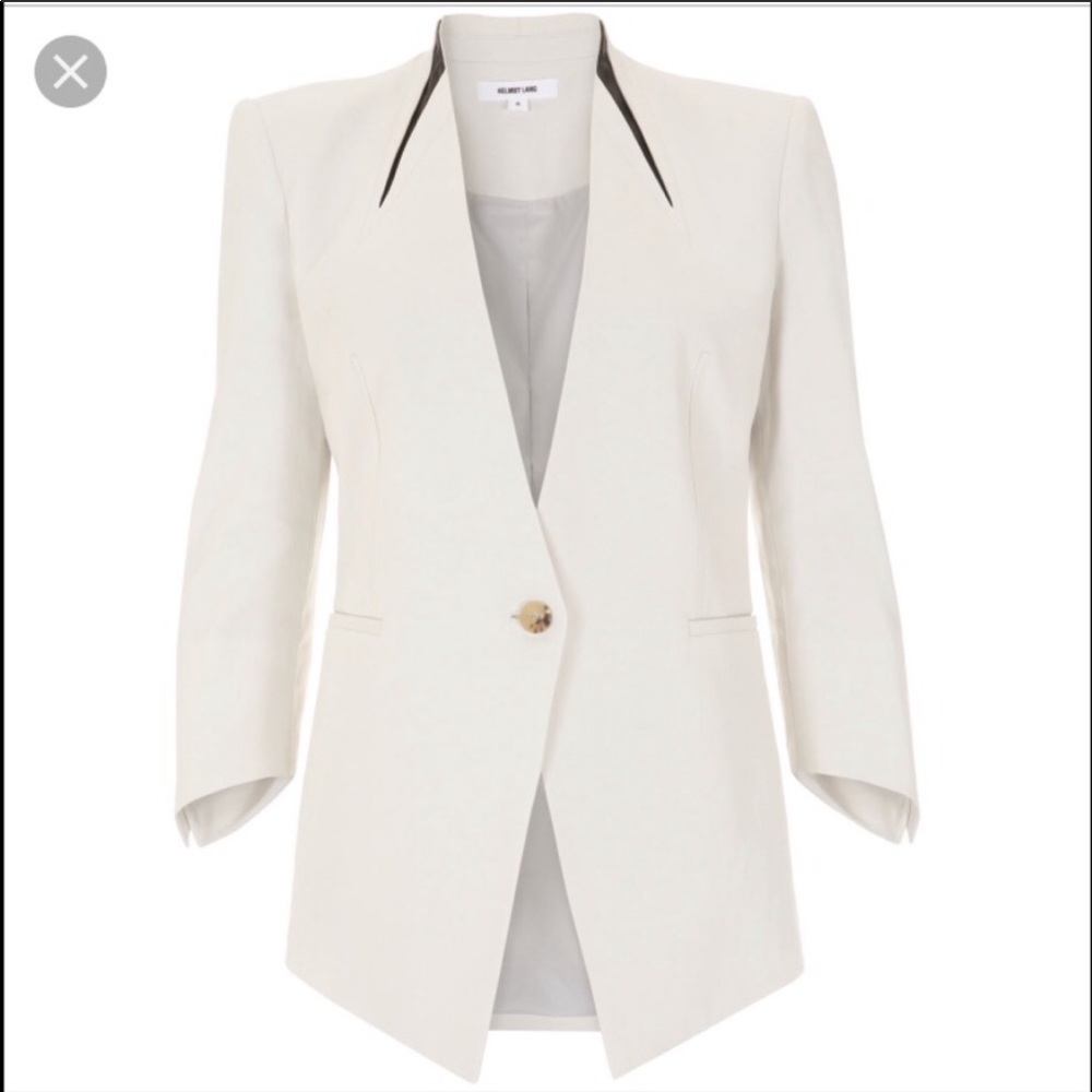 Helmet Lang white blazer
